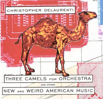 Cover to Three Camels for Orchestra folds out into a poster.